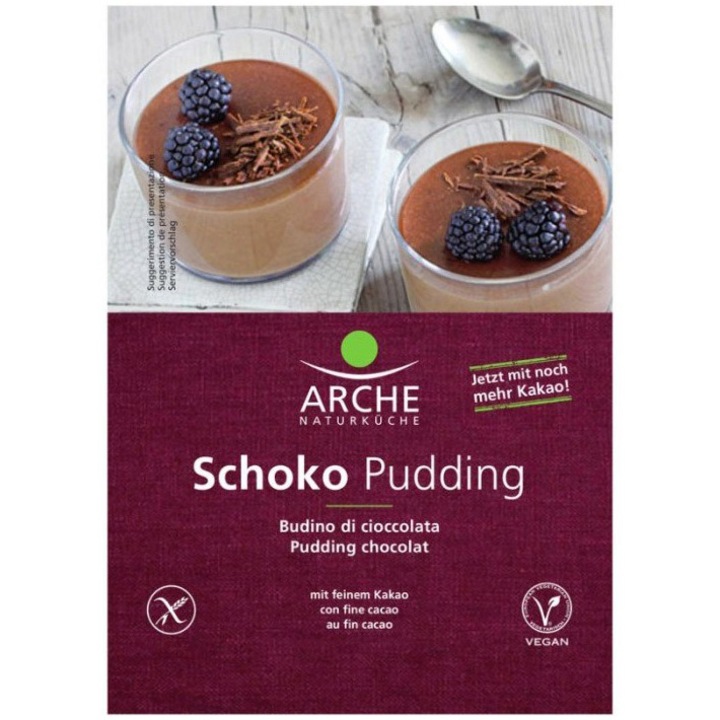 Bio csokoládé puding, 50g Arche Naturkuche