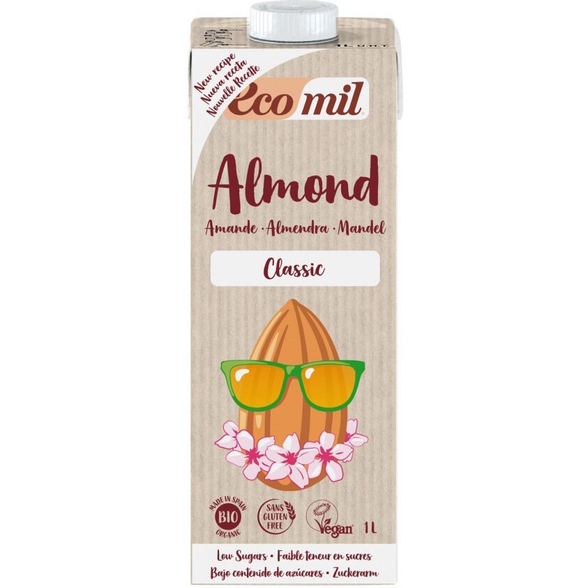 Bautura bio de migdale Clasic, 1000ml Ecomil