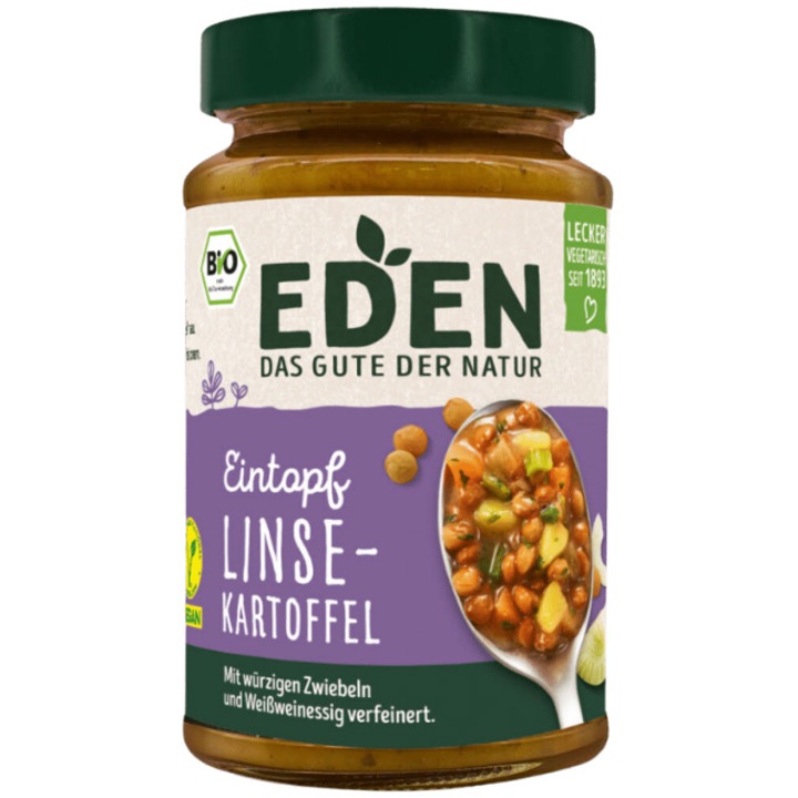 Tocană de linte și cartofi, bio400g