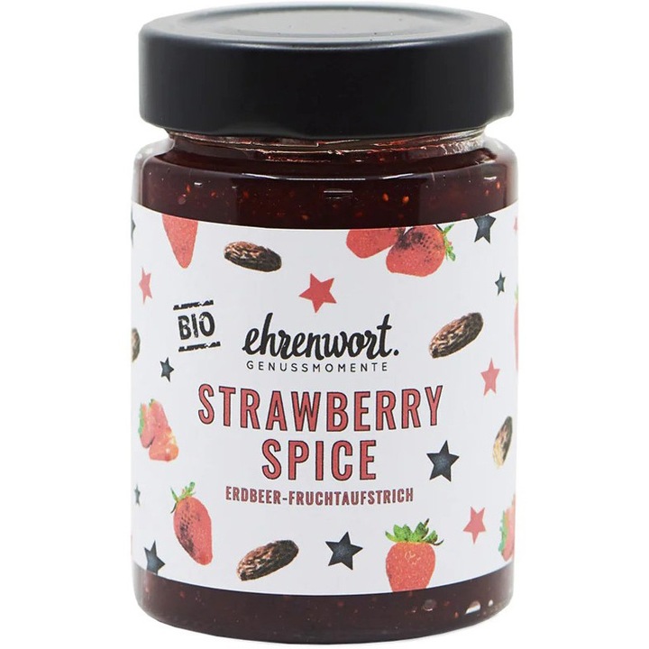 Gem bio de capsuni cu mirodenii, 200g Ehrenwort