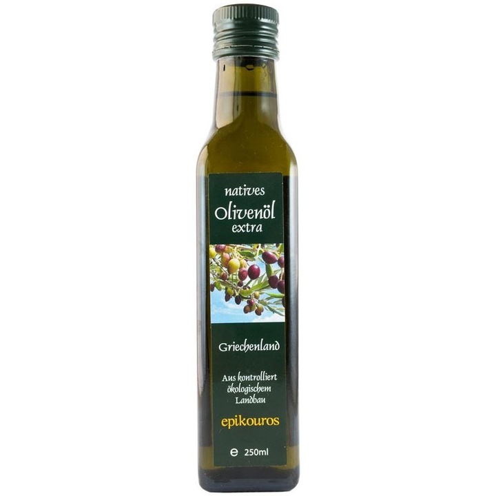 Ulei de masline extravirgin, bio, 250ml Epikouros