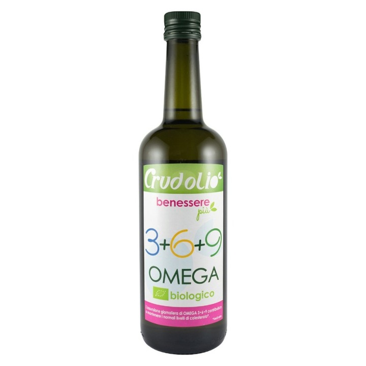 Ulei bio omega 3+6+9, 750ml Crudolio