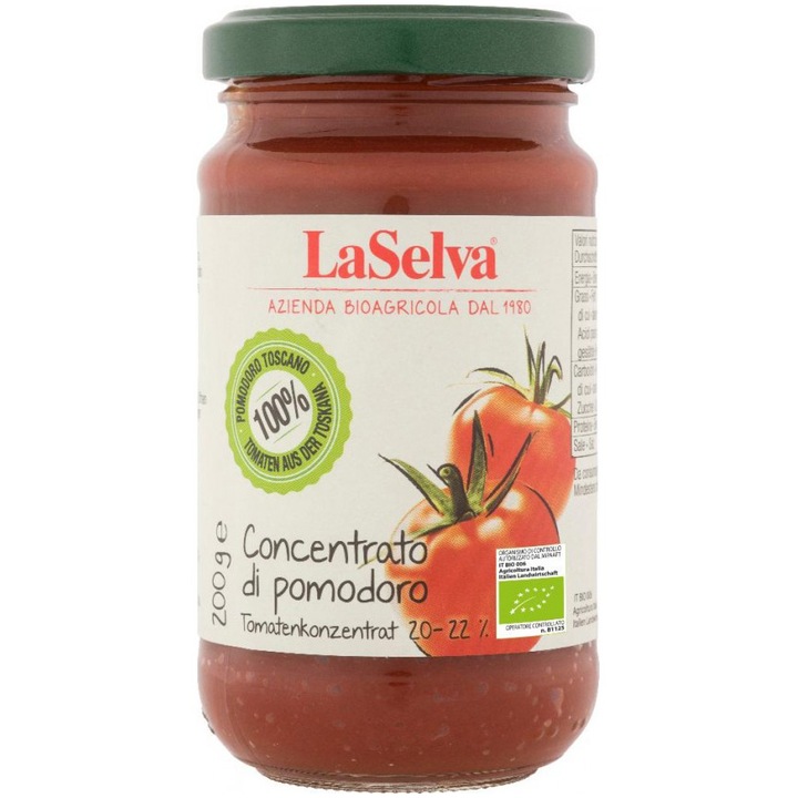 Concentrat de rosii bio, 200g LaSelva