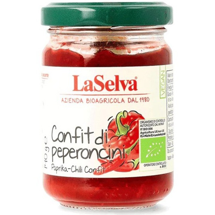 Sos bio de ardei iute, 140g LaSelva