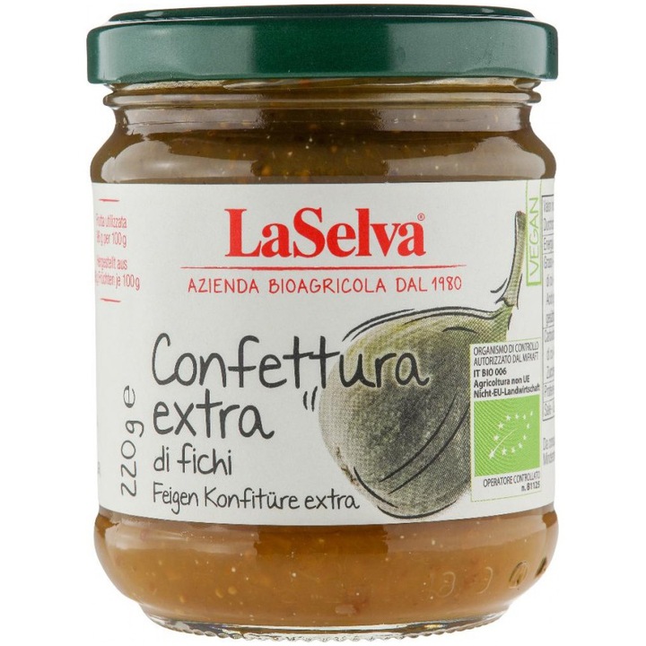 Dulceata bio extra de smochine, 220g LaSelva