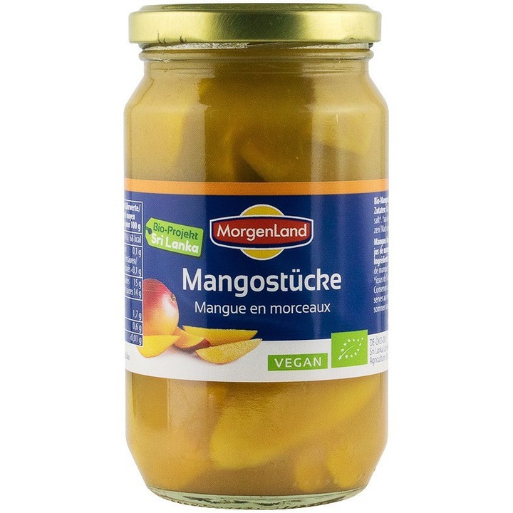 Bio Mango bucati, 350g Morgenland