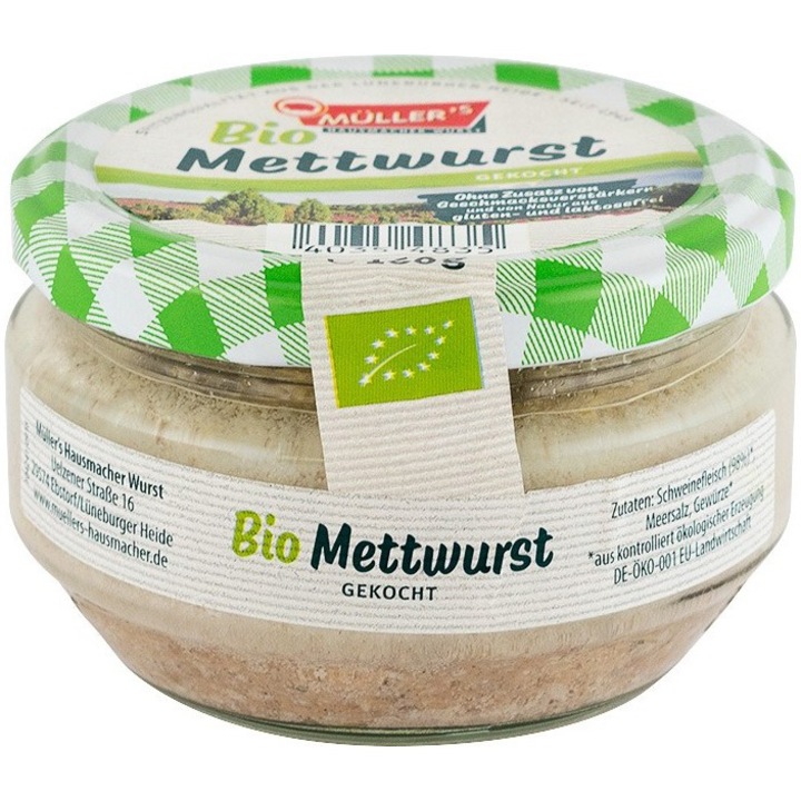 Specialitate bio din carne de porc cu condimente, 160g