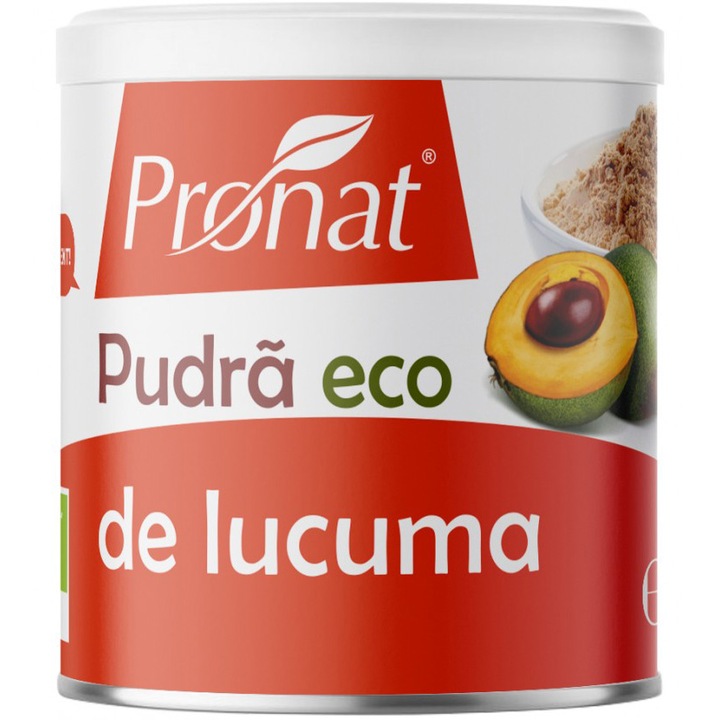 Pudra de lucuma bio, 90g Pronat