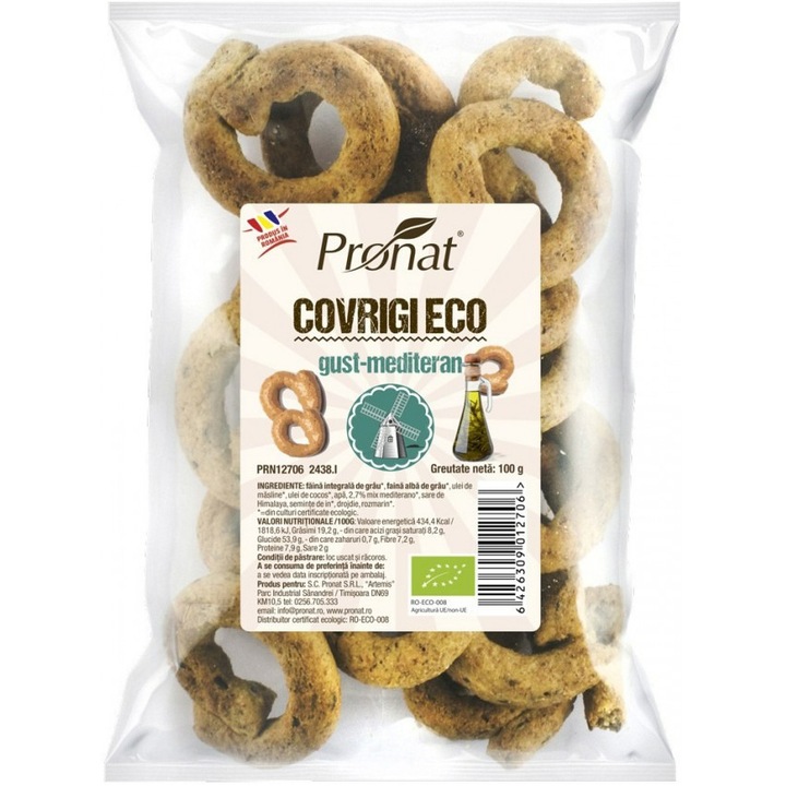Био гевреци Средиземноморски вкус 100гр Пронат