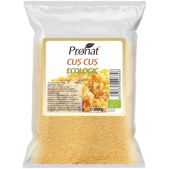 Cus cus bio, 1000g Pronat