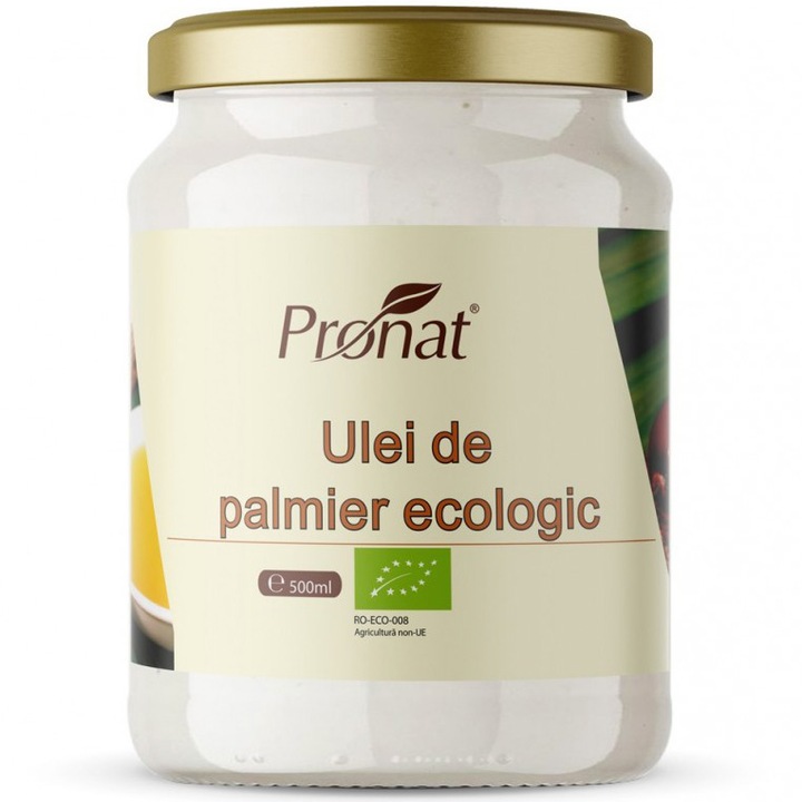 Ulei de palmier bio, 500ml Pronat