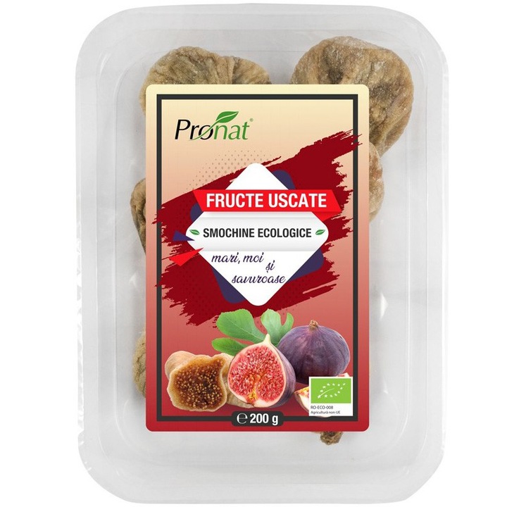 Smochine bio moi, mari si savuroase 200g Pronat