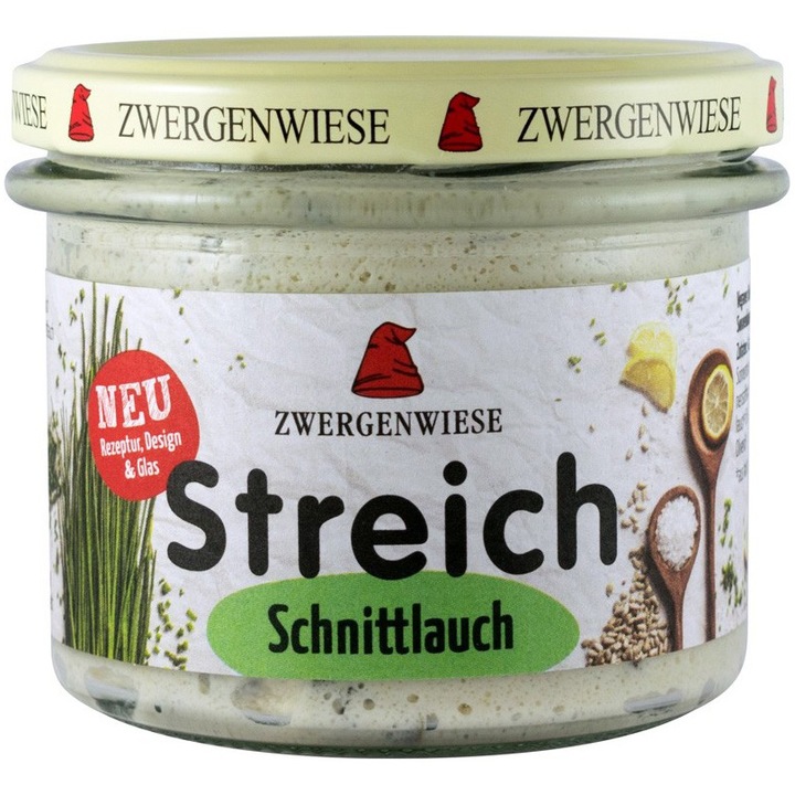 Crema tartinabila bio vegetala cu arpagic, 180g Zwergenwiese