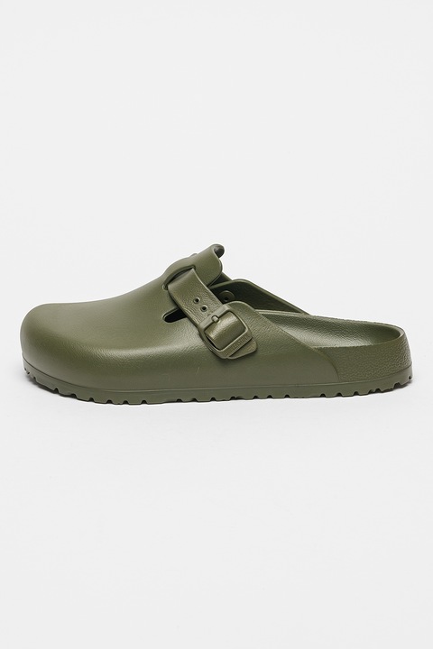 Birkenstock, Saboti din piele ecologica Boston, Verde feriga
