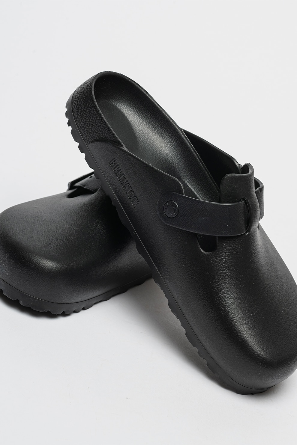 靴 BIRKENSTOCK BOSTON 42 Birkenstock, Saboti din piele ecologica Boston, Negru, 42 - eMAG.ro