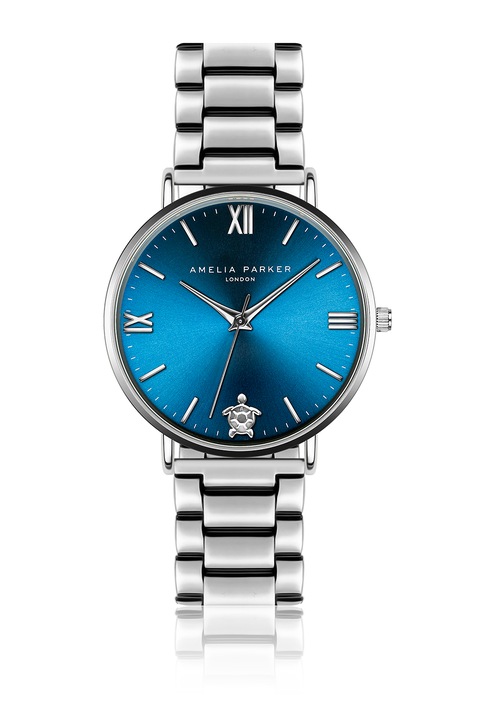 Amelia Parker, Rozsdamentes acél kvarc karkötő, Ezüstszín