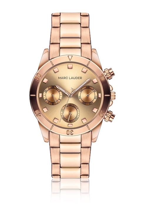 Marc Lauder, Мултифункционален овален часовник, Rose Gold