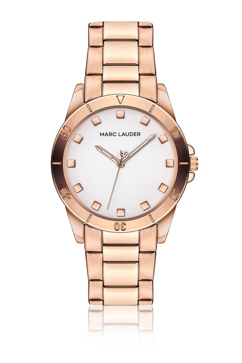 Marc Lauder, Часовник с верижка от неръждаема стомана, Rose Gold