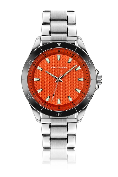 Marc Lauder, Часовник с контрастен циферблат, Сребрист