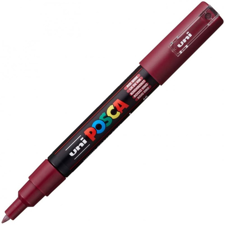Marker UNI PC-1M Posca 0.7 mm, grena (bx6)x144x576