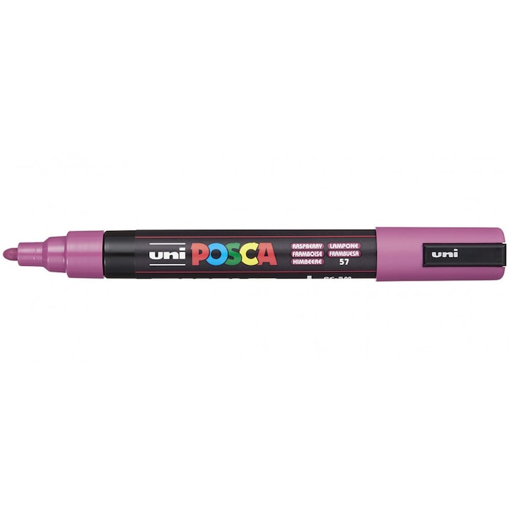 Маркер UNI PC-5M Posca, 1.8-2.5 мм, UK, (bx6)x72x288, Малиново-розов