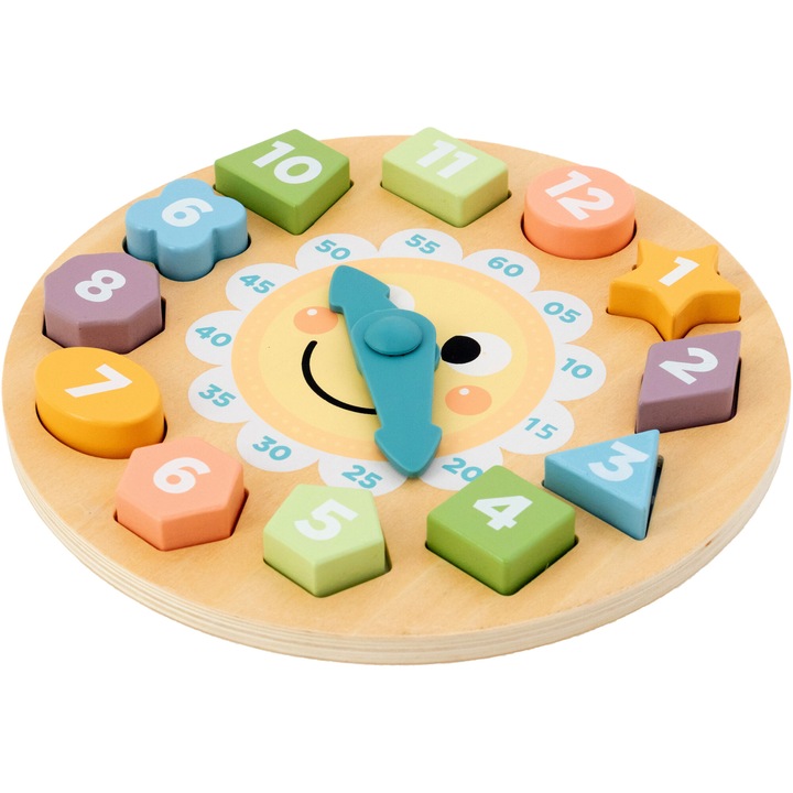 Mappy fajáték - az óra geometriai formák