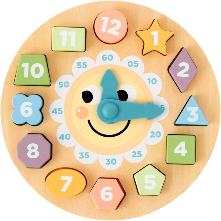 Mappy fajáték - az óra geometriai formák