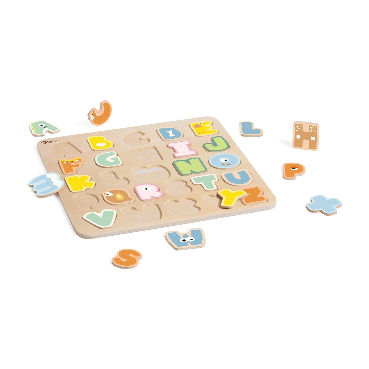 Puzzle Mappy Alfabet, din lemn