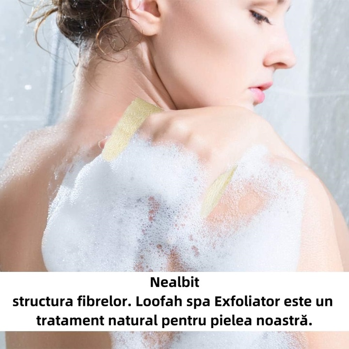 Set 5 Bureti de Baie Naturali, Exfolianti, Biodegradabili, Multifunctionali, Crem