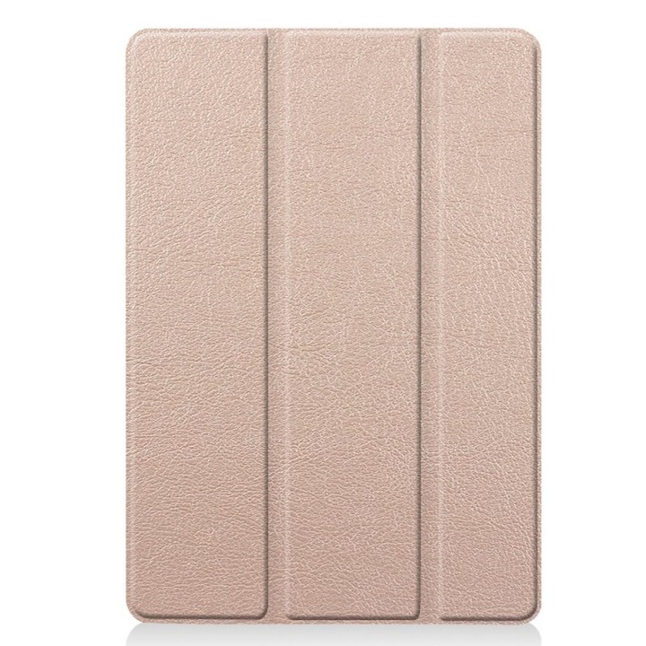 Husa Protectie pentru iPad 10.2 2019/2020/2021, SoLSiA, W59, Nanotextil, Golden Rose