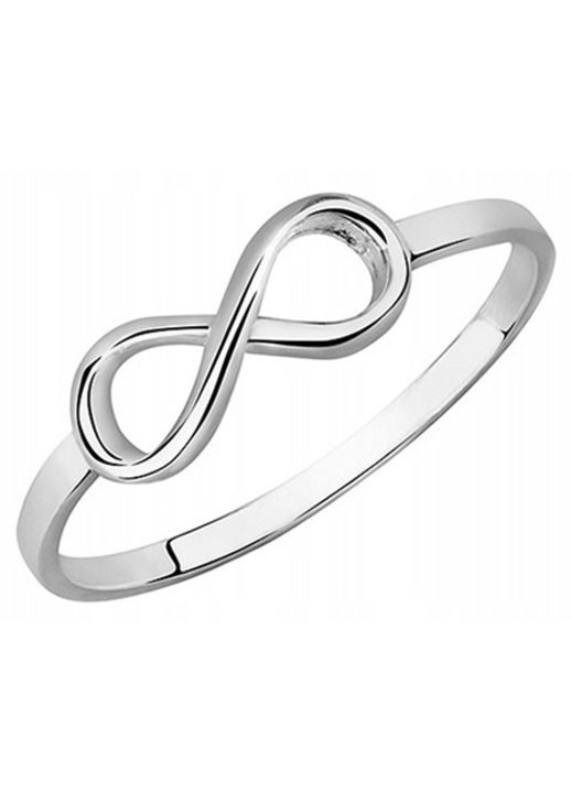 Inel dama, Siju, Argint 925, Cu model, Argintiu, Marimea 10