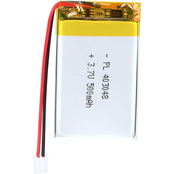 Литиева батерия 3.7V 500mAh 403048, със защитна верига, презареждаема, висока издръжливост