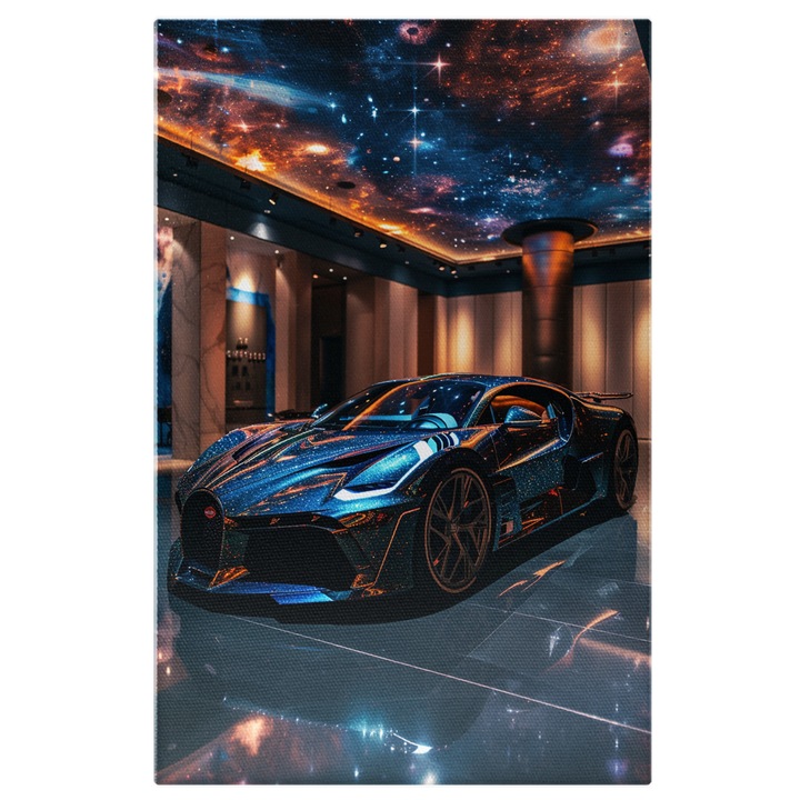 Tablou Canvas: Imaginea unei Masini Moderne in Showroom - Fotografie Artistica si Design Auto Pictura Digitala 90x60CM