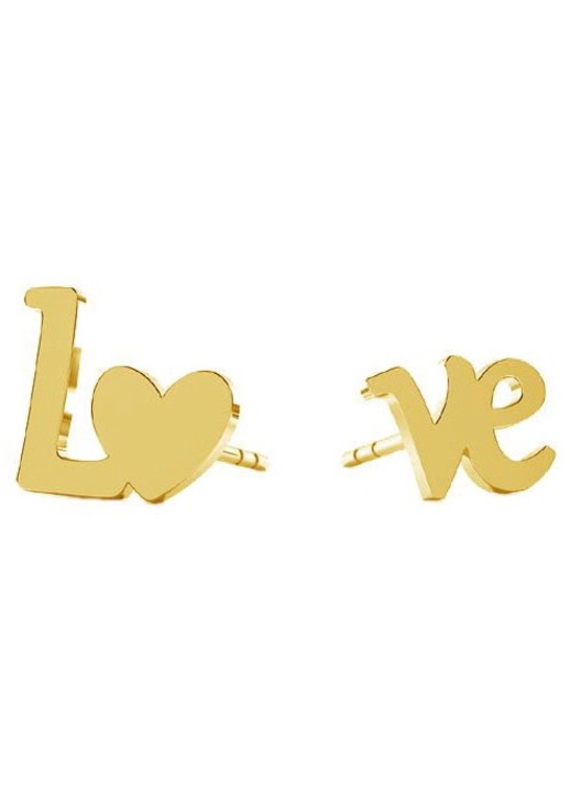 Cercei Siju, LOVE, argint 925, inima