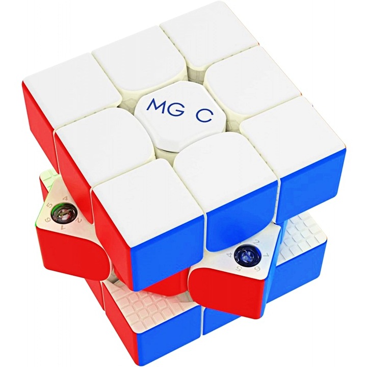 Кубчето на Рубик, Moyu YongJun MGC EVO V2, 3x3x3, без цветен стикер + Cube Shapemod 1x3x3