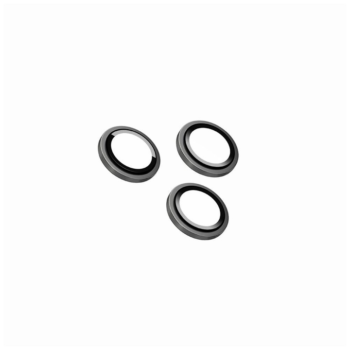 Fixed kameralencse védő biztonsági üveg Samsung Galaxy A15/A15 5G készülékhez, szürke kerettel, FIXGC2-1259-SL