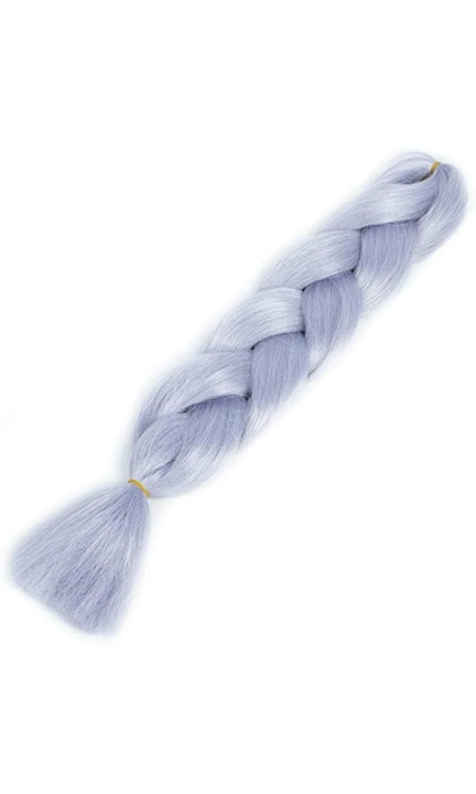 Par de schimb, impletitura de par pentru impletitura afro si olandeza 120cm 100g gri otel A40, 1buc