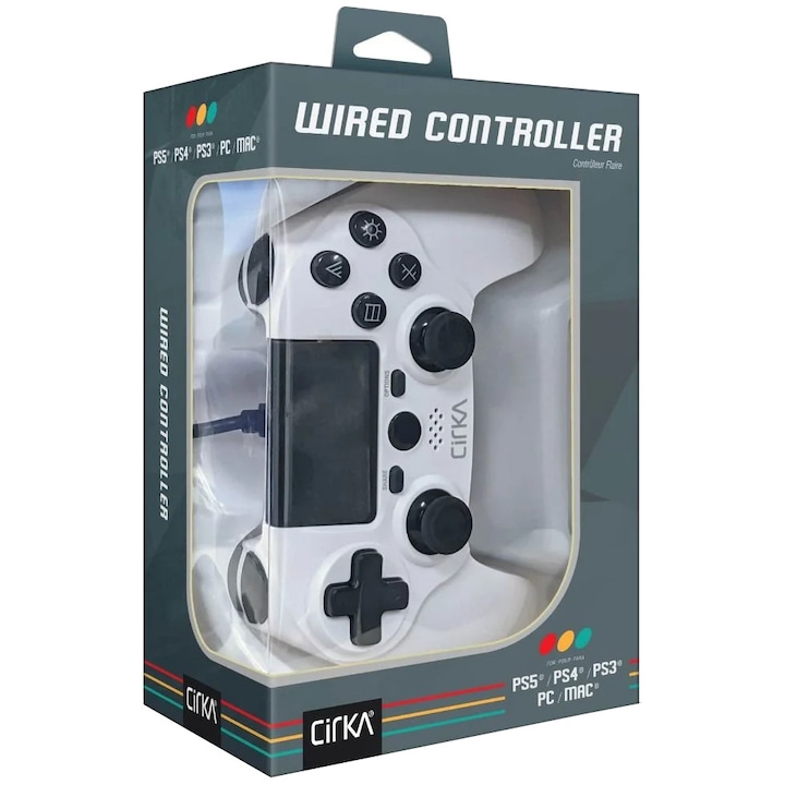 Kontroller Hyperkin Nuforce Wired White Nintendo Switch