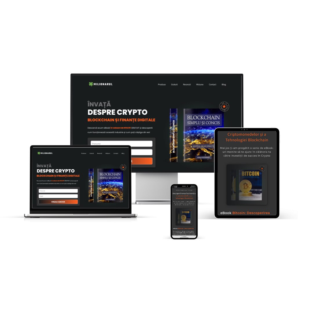 Website Produse Digitale, pentru Coach, Antrenor, Terapeut, Autor de Curs  sau eBook