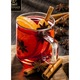 Set cesti cafea termo sticla transparente, 200 ml, 4 piese, cani pentru cafea, ceai, cappuccino, Thermoglass, Wilmax England