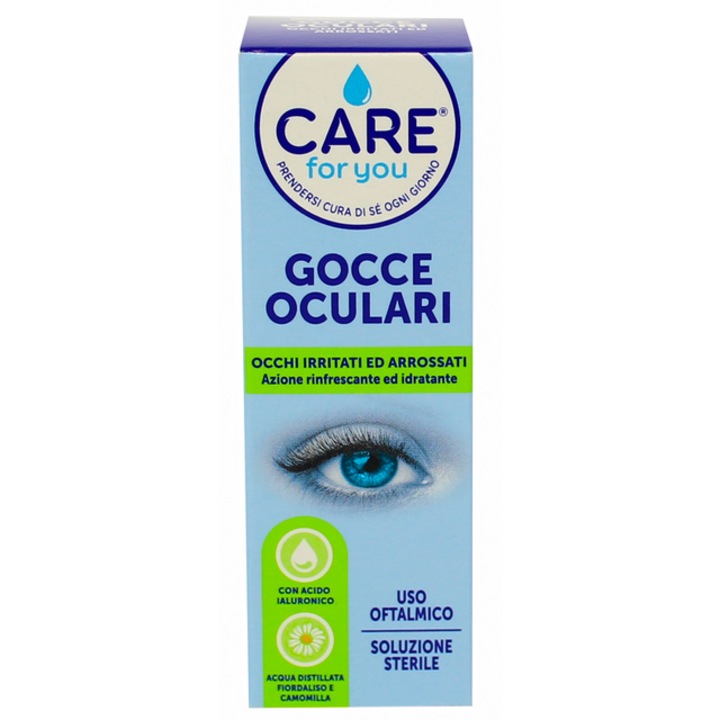 Picaturi pentru ochi racoritoare si hidratante – Care For You, 15 ml