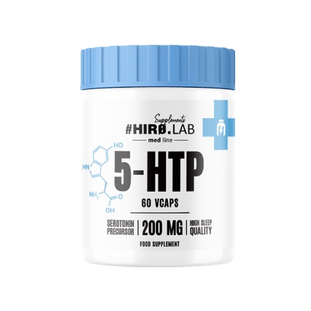 Htp Lab Hiro Lab, 5-Htp, Supliment alimentar, 200mg, 60 capsule - eMAG.ro