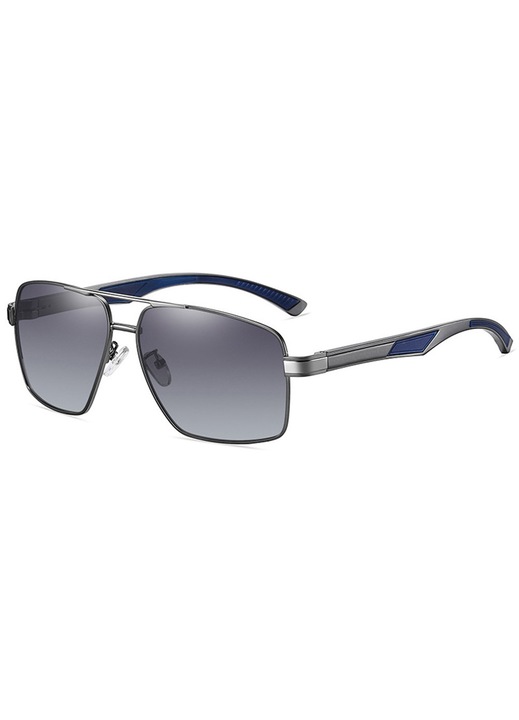 Ochelari cu Protectie UV Barbati - Techsuit (LM001) - Gun Color / Gradient