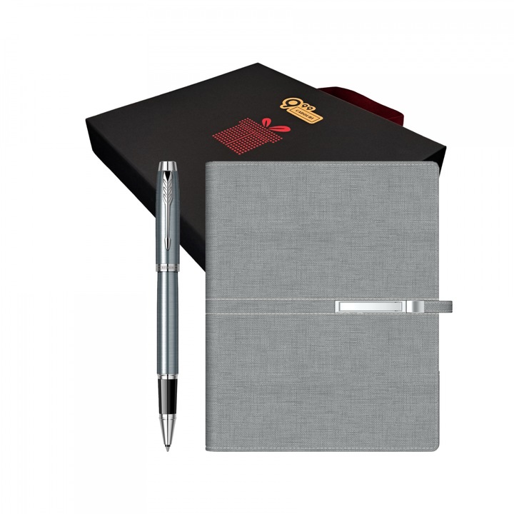 Set Roller Parker IM Royal Standard Cu Agenda A5 trendy