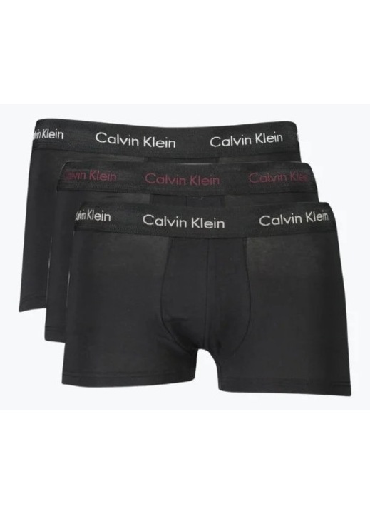 Set 3 perechi de boxeri barbati 000U2664G, Negru, Negru