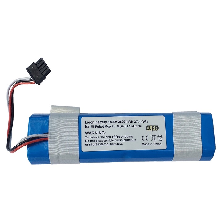 Acumulator ELPA EPG-MI2600 pentru aspirator robot Xiaomi Mi Mop Pro, Mijia STYJ02YM / STYTJ02YM, 2600mAh, 14.8V