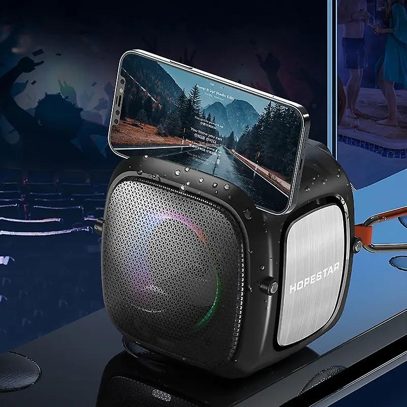 Boxa Portabila Bluetooth, Rezistenta la Apa IP67, Gri, Hopestar