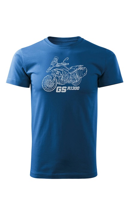 Tricou Barbati, Topslang, BMW GS R 1300 Adventure, 1831-7, Albastru, 2XL EU