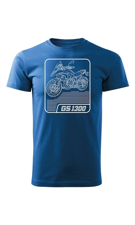 Tricou Barbati, Topslang, BMW GS R 1300 Adventure, 1836-7, Albastru, 2XL EU