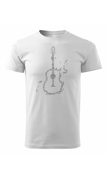 Мъжка тениска, Topslang, рок и джаз китара, 791-6, тъмносиньо, XL EU